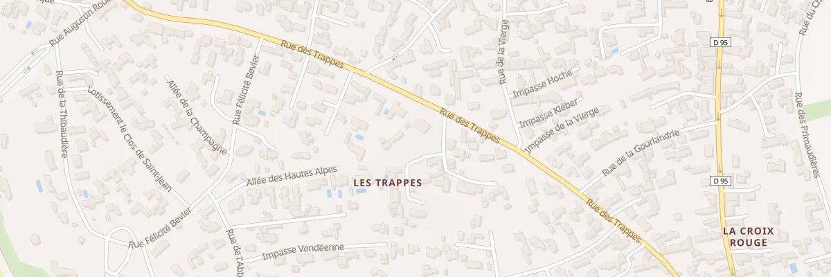 Plan du 47 Rue des Trappes à L’Épine