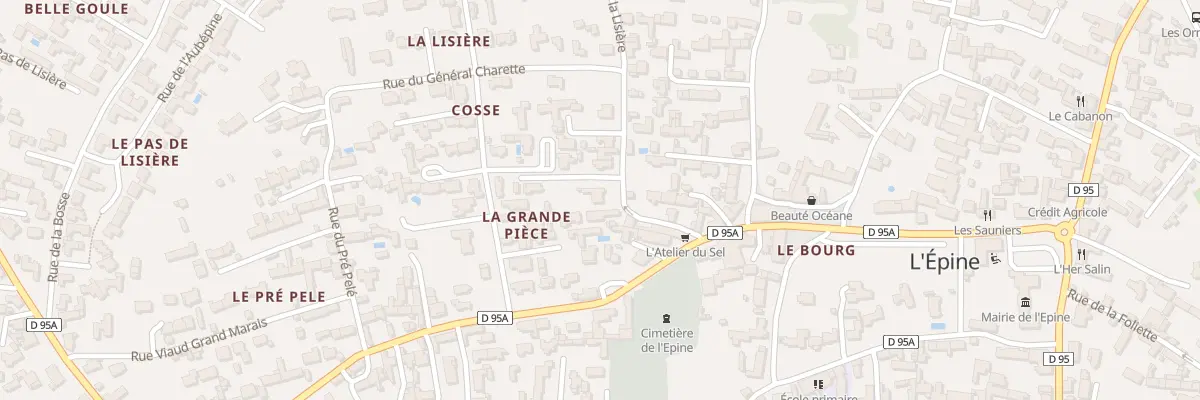 Plan du 7 Rue du Gen Charette à L’Épine