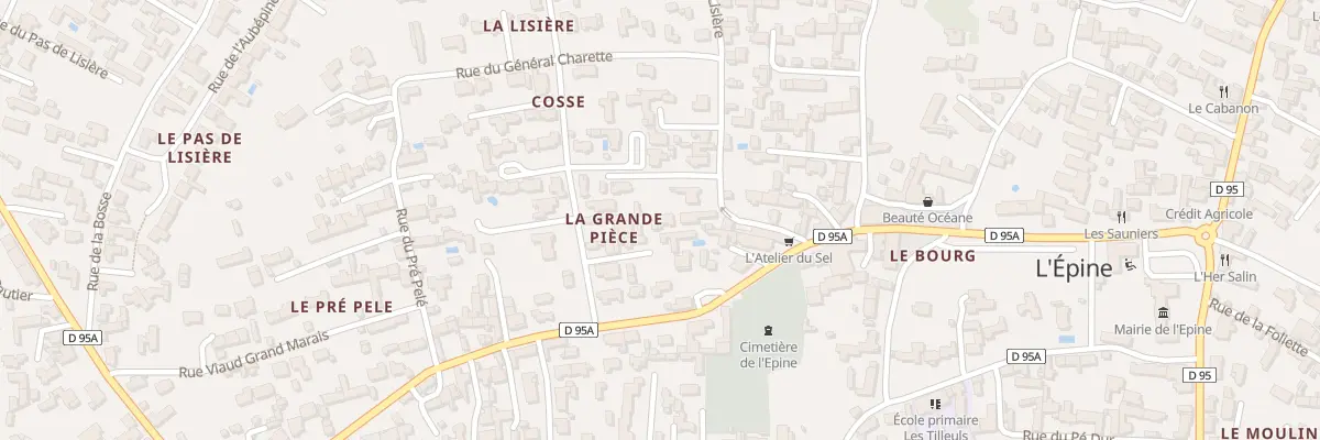 Plan du 3 Rue du Gen Charette à L’Épine