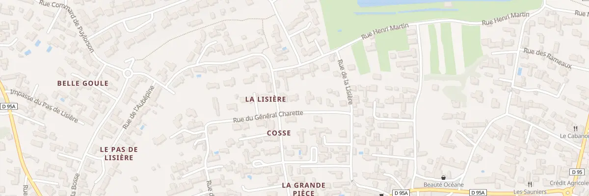 Plan du 28 Rue du Gen Charette à L’Épine