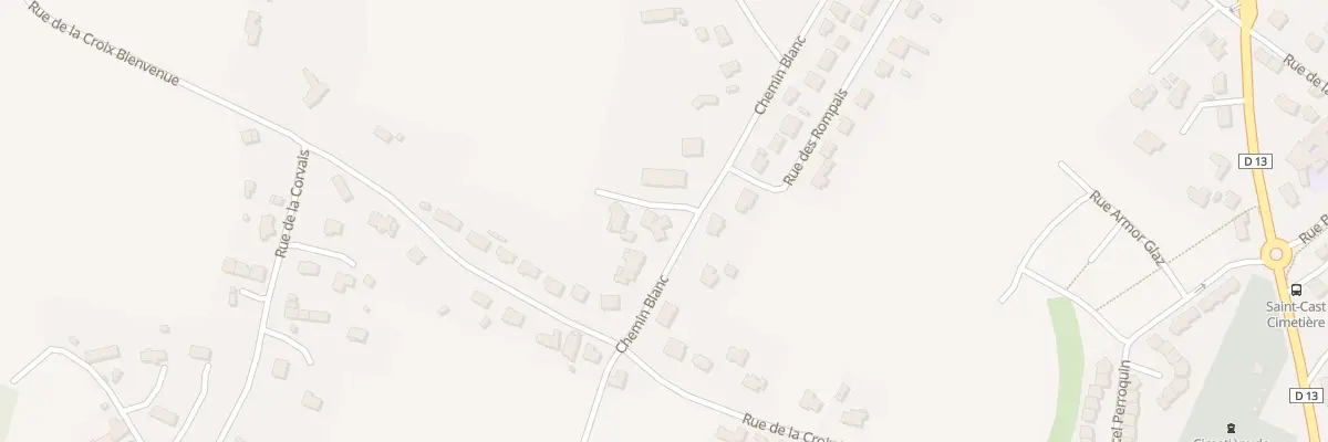 Plan du 5 Rue du Chemin Blanc à Saint-Cast-le-Guildo
