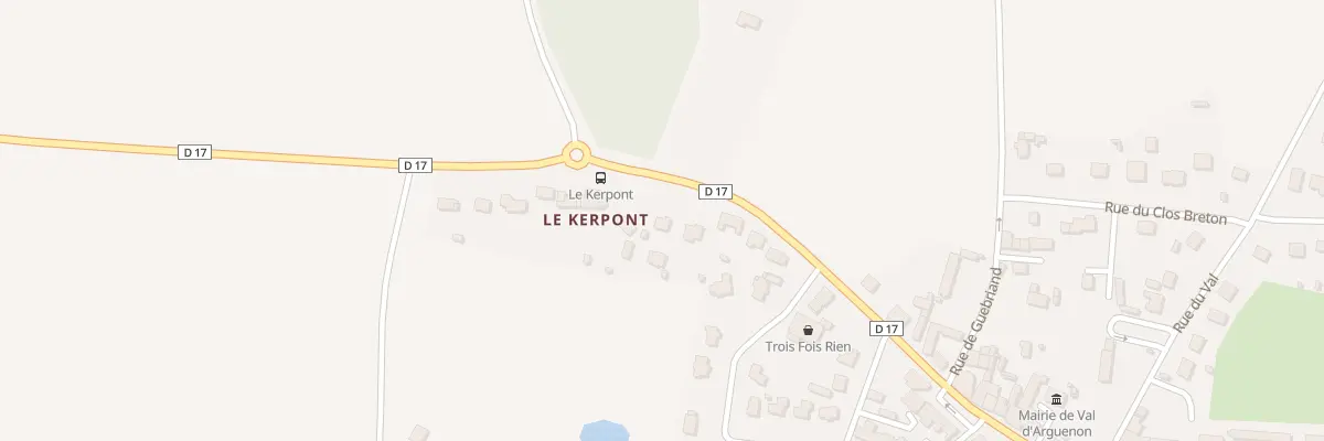 Plan du 17 Rue Julien Coupé à Val-d’Arguenon