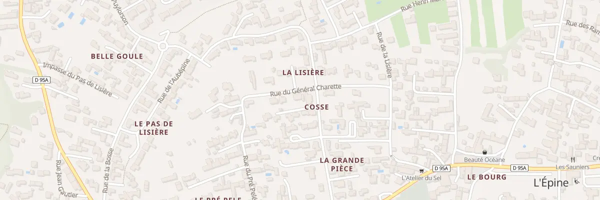 Plan du 39 Rue du Gen Charette à L’Épine