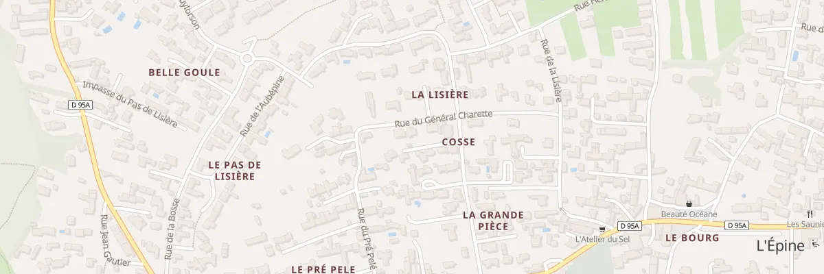 Plan du 43 Rue du Gen Charette à L’Épine