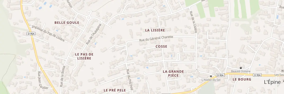 Plan du 45 Rue du Gen Charette à L’Épine