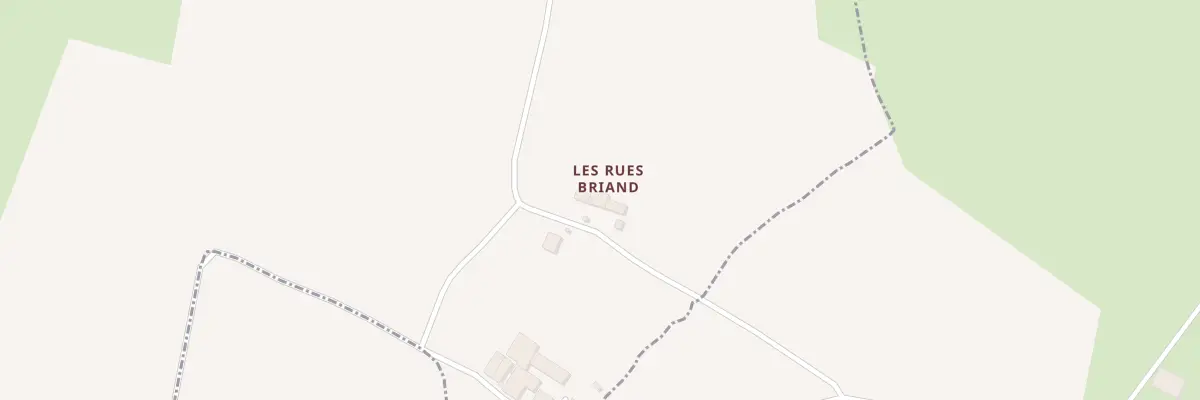 Plan du 13 Les Rues Briand à Loscouët-sur-Meu