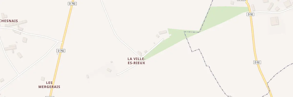 Plan du 1 La Ville ès Rieux à Bourseul