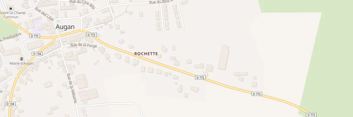 Plan du 17 Rue de Rochette à Augan