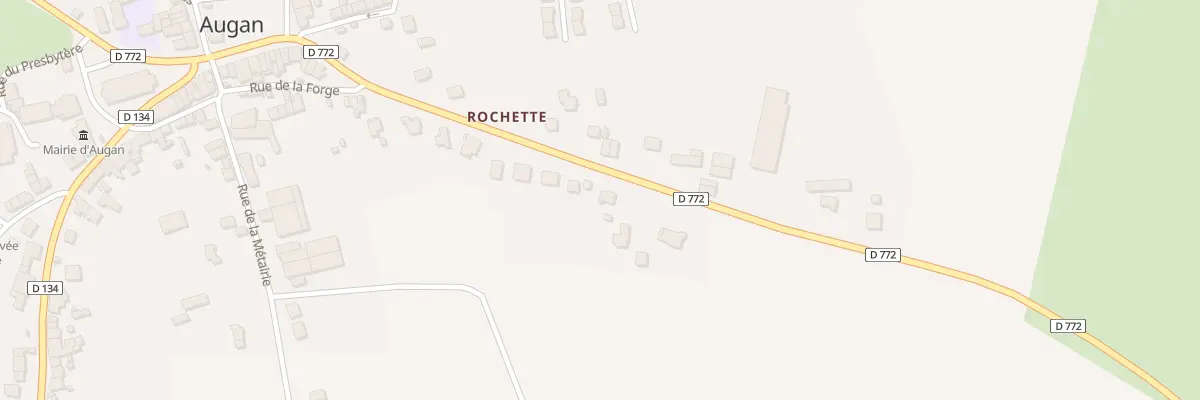 Plan du 16 Rue de Rochette à Augan