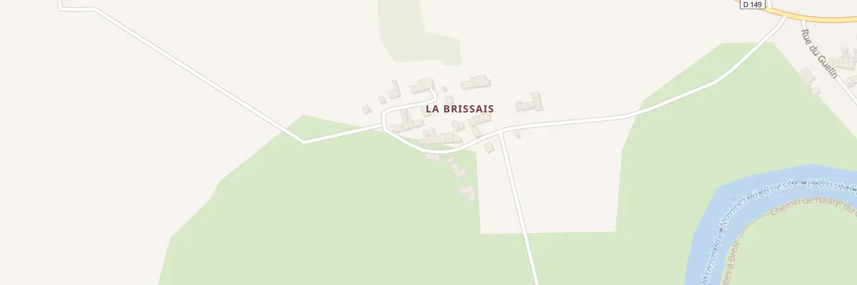 Plan du 5471 La Brissais à Saint-Martin-sur-Oust