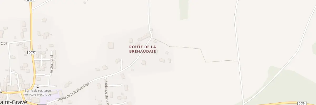 Plan du 10 Rte de la Bréhaudays à Saint-Gravé