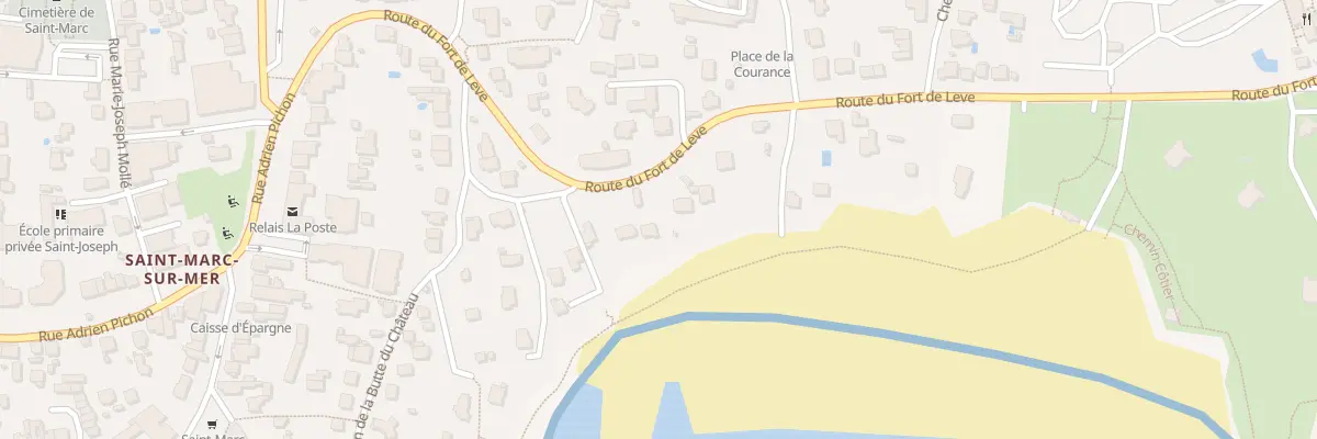 Plan du 38 Rte du Fort de l’Eve à Saint-Nazaire