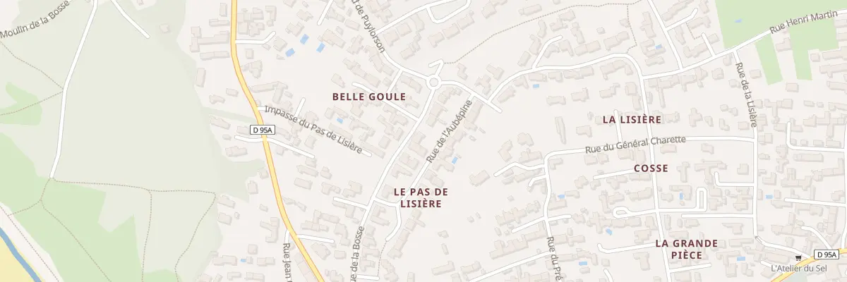 Plan du 30 Rue de la Bosse à L’Épine
