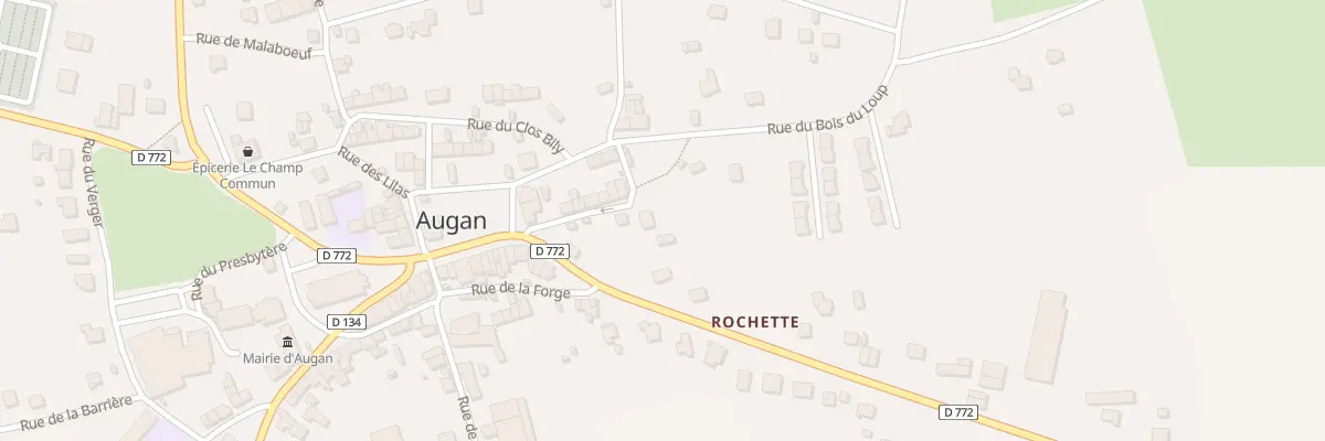 Plan du 6 Rue des Aubraies à Augan