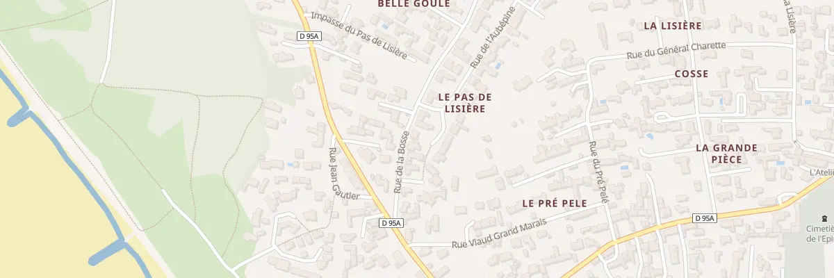 Plan du 14 Rue de la Bosse à L’Épine