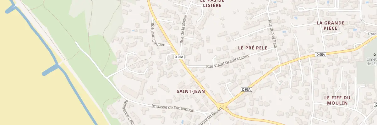 Plan du 1 Rue de la Bosse à L’Épine