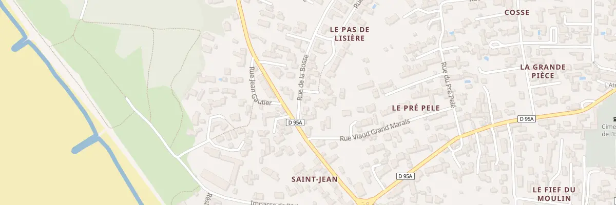 Plan du 4 Rue de la Bosse à L’Épine