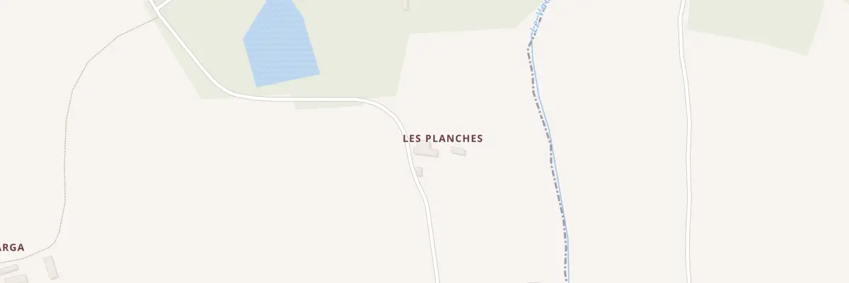 Plan du 6120 Les Planches à Jugon-les-Lacs