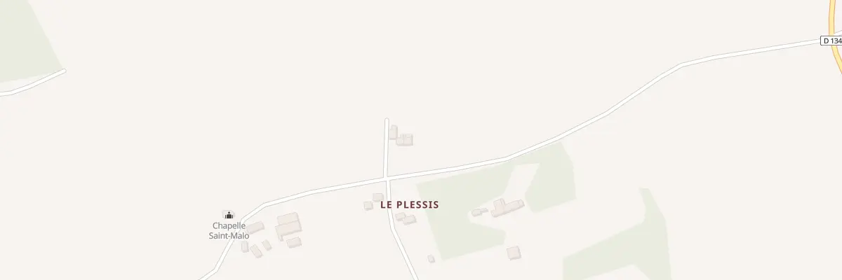 Plan du 2 Le Plessix à Augan