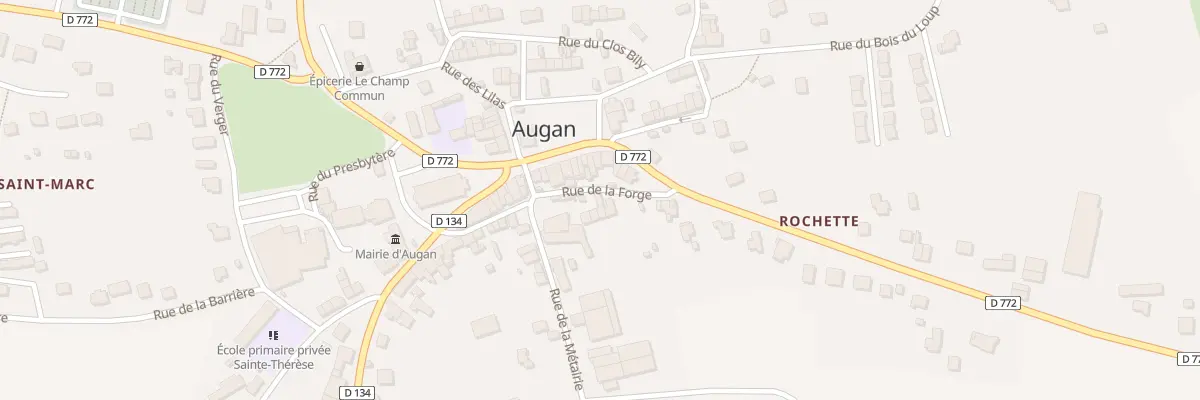 Plan du 11 Rue de la Forge à Augan