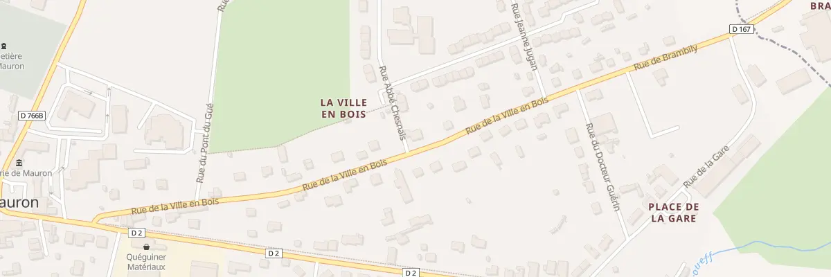 Plan du 13 Rue de la Ville en Bois à Mauron