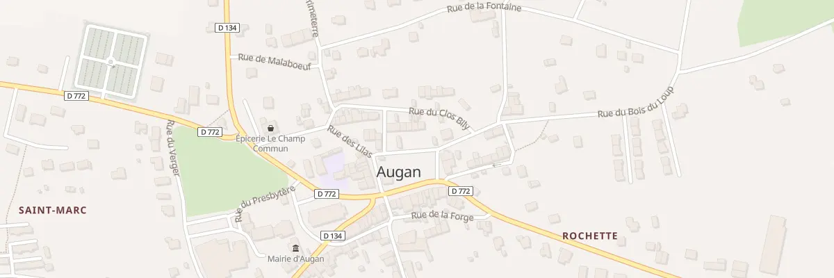 Plan du 7 Rue des Grands Courtils à Augan