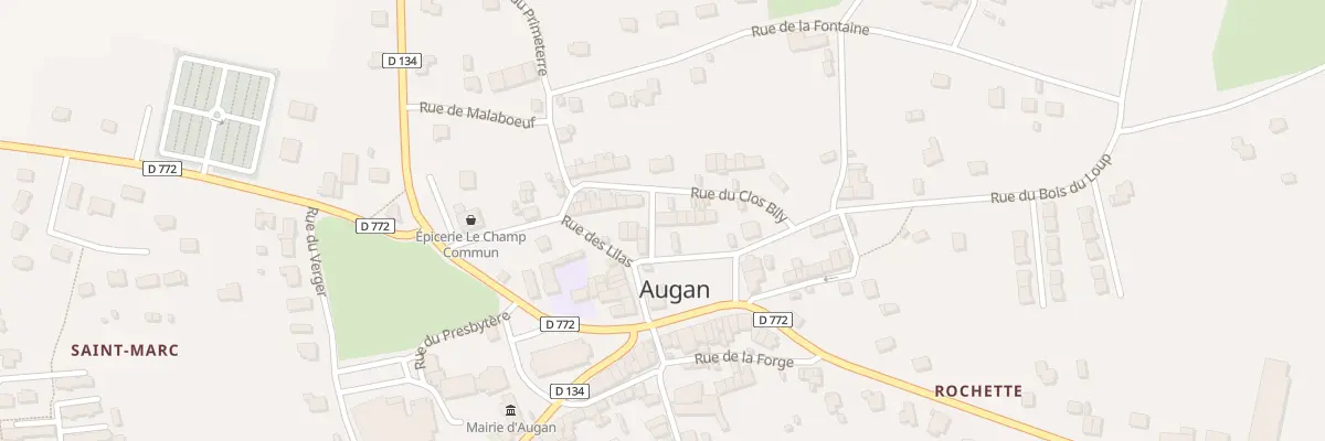 Plan du 2 Rue sous le Chene à Augan