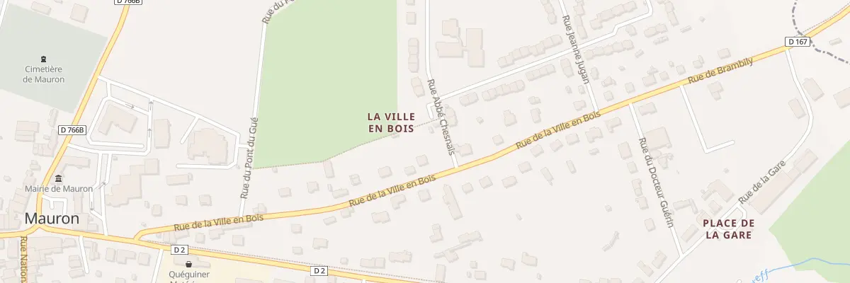 Plan du 11 Rue de la Ville en Bois à Mauron