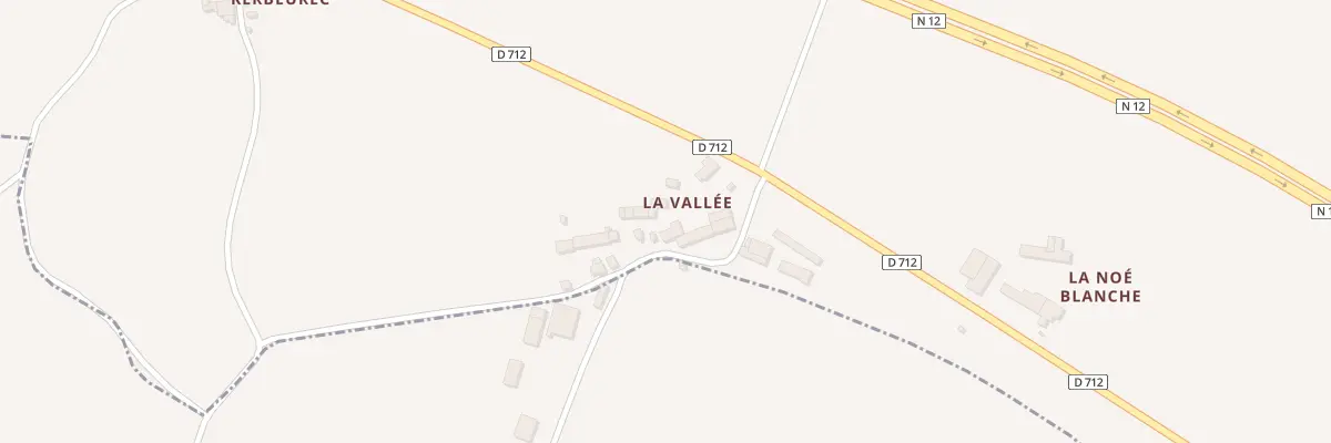 Plan du 6 La Vallée à Trémeur