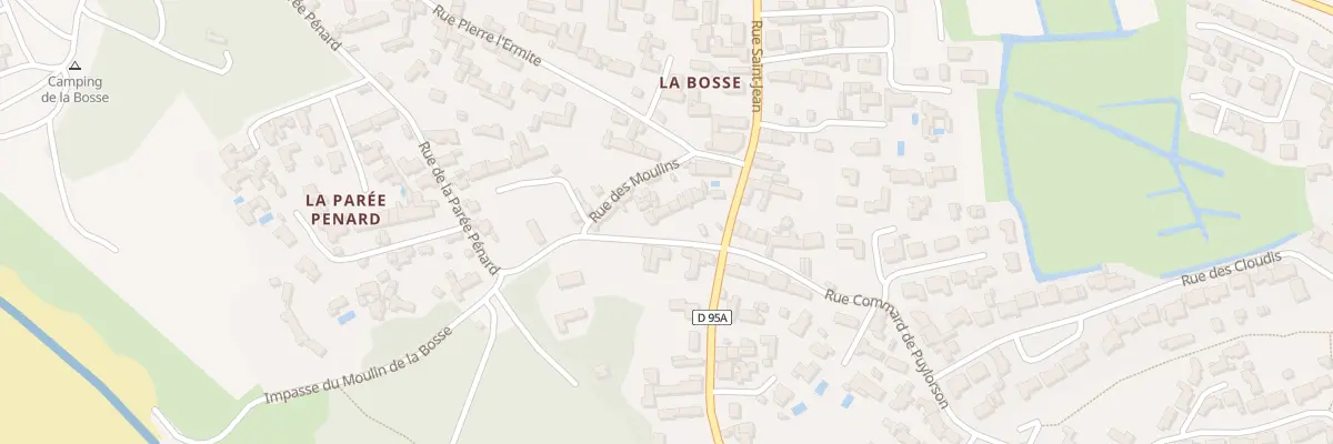 Plan du 6 Rue de la Parée Pénard à L’Épine