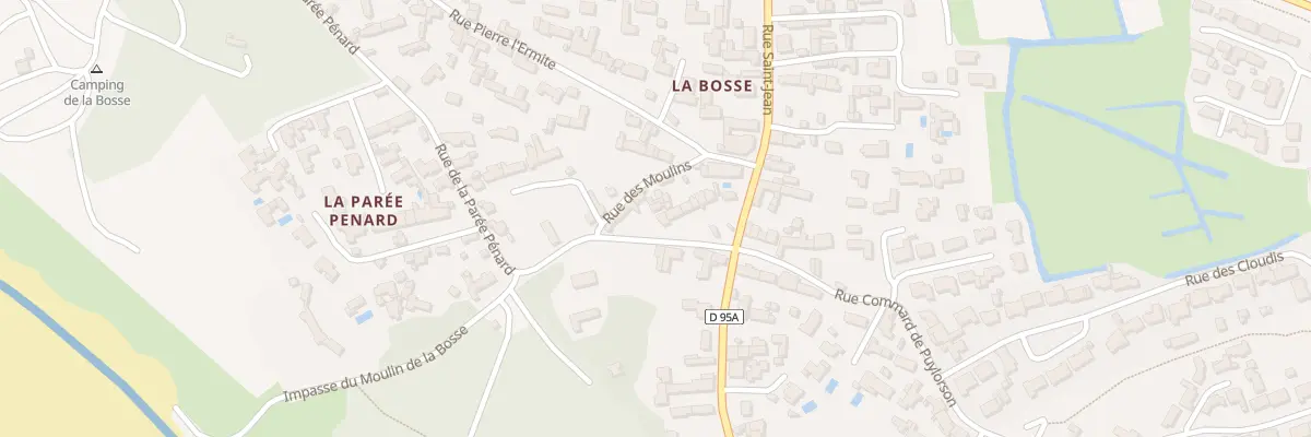 Plan du 8 Rue de la Parée Pénard à L’Épine