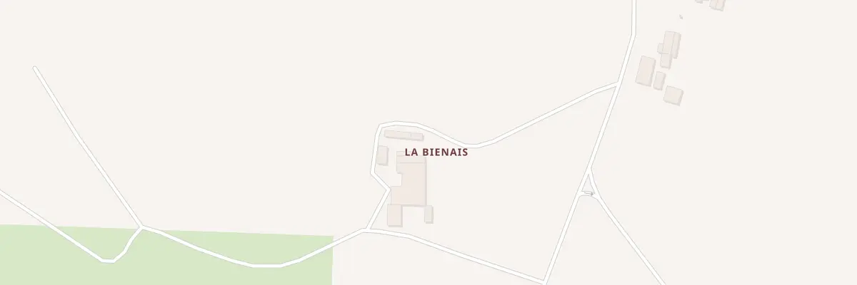 Plan du 2 La Biénais à Loscouët-sur-Meu
