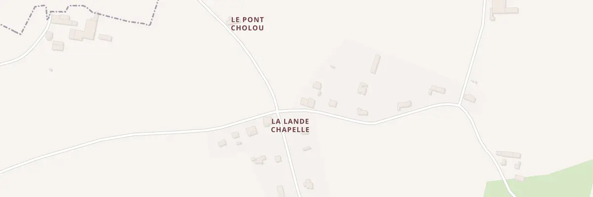 Plan du 5138 La Lande Chapelle à Saint-Pôtan