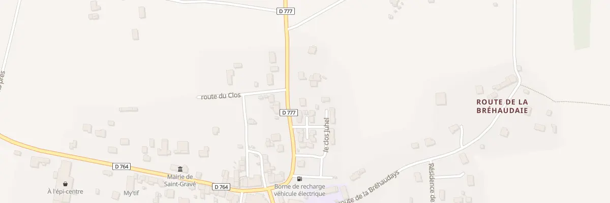 Plan du 8 Route de St Martin à Saint-Gravé
