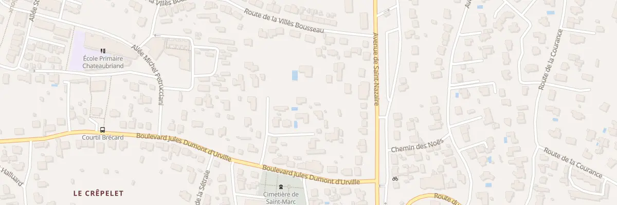 Plan du 12 Che des Brosses à Saint-Nazaire