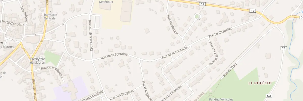 Plan du 21 Rue de la Fontaine à Mauron