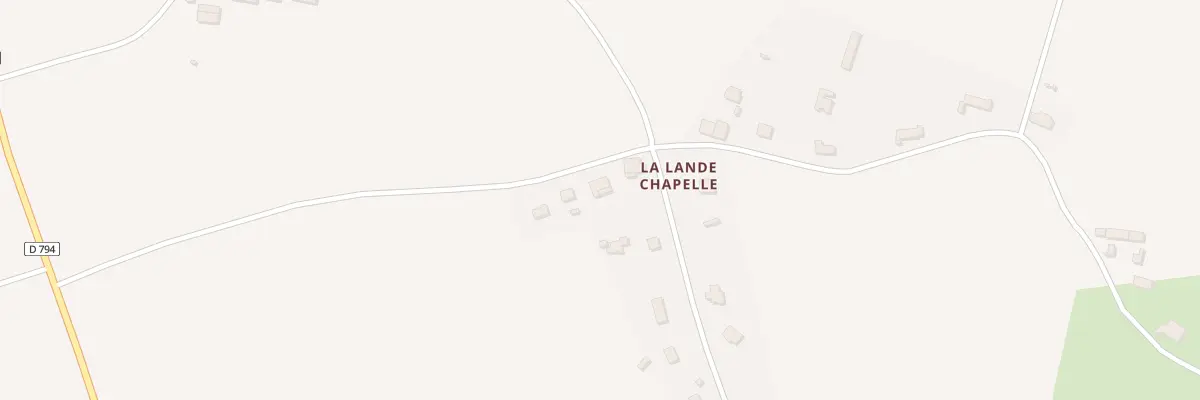 Plan du 5330 La Lande Chapelle à Saint-Pôtan