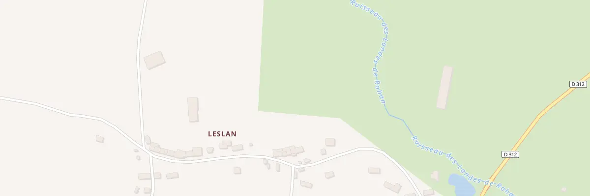 Plan du 5199 Leslan à Campénéac