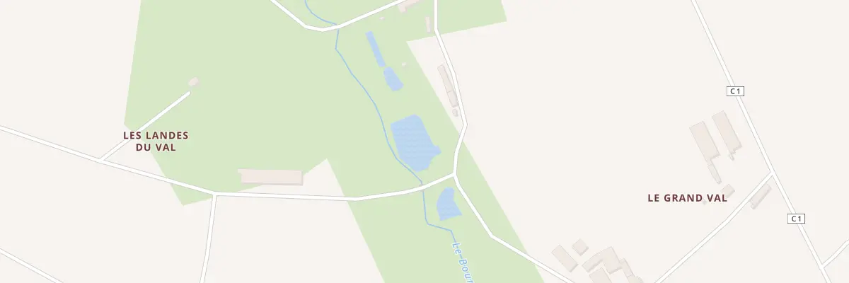 Plan du 8 Le Petit Val à Trémorel