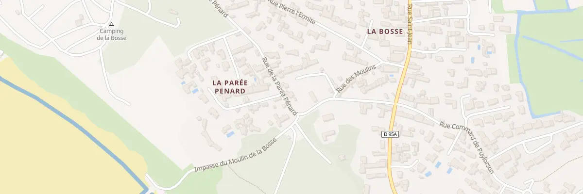 Plan du 16A Rue de la Parée Pénard à L’Épine