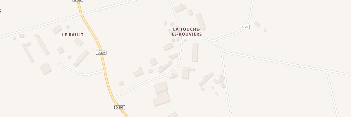 Plan du 5 La Touche Es Bouvier à Mauron