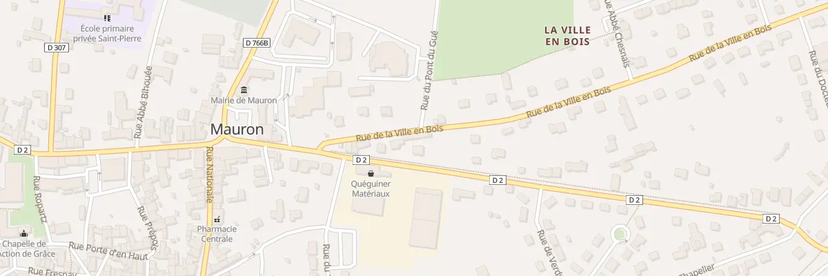 Plan du 4 Rue de la Ville en Bois à Mauron