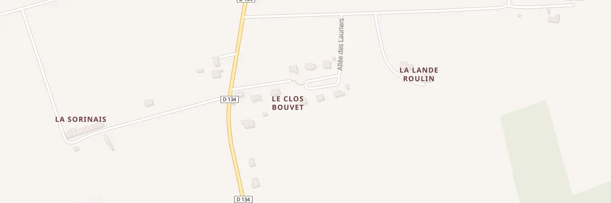 Plan du 5 All des Lauriers à Ruffiac