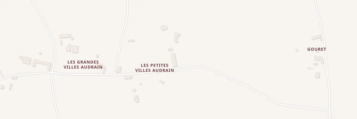 Plan du 5929F Les Petites Villes Audrain à Matignon