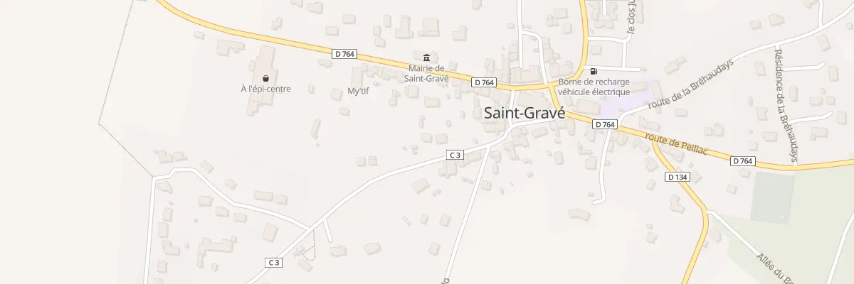 Plan du 10 Rte du Stade à Saint-Gravé