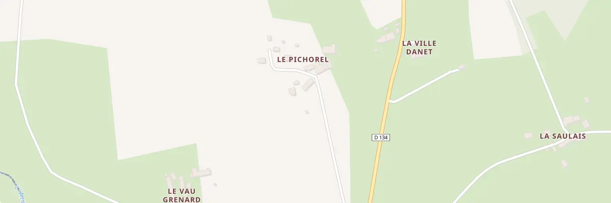 Plan du 5160 Le Pichorel à Saint-Gravé