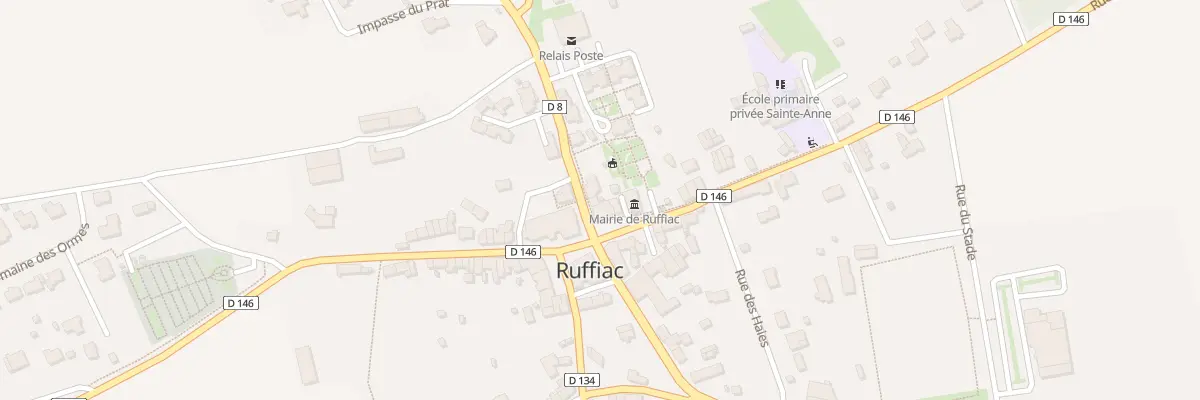 Plan du 4 Rue de la Poste à Ruffiac