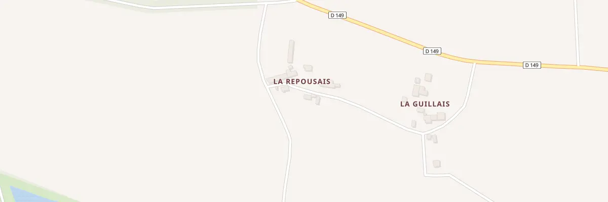 Plan du 5486 La Repouzais à Saint-Martin-sur-Oust