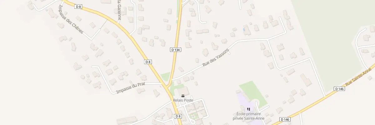 Plan du 1 Rue des Yassons à Ruffiac