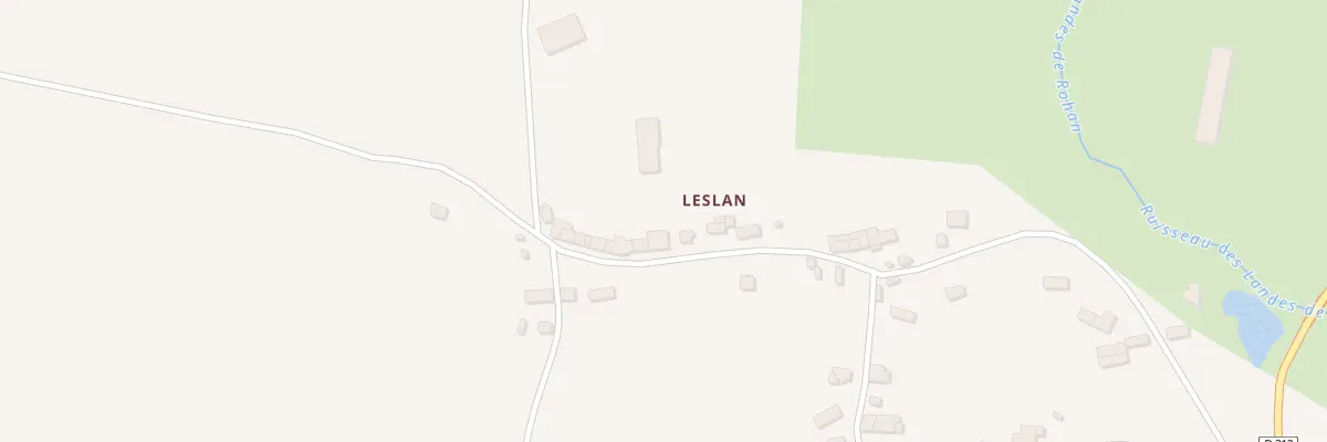 Plan du 5631 Leslan à Campénéac